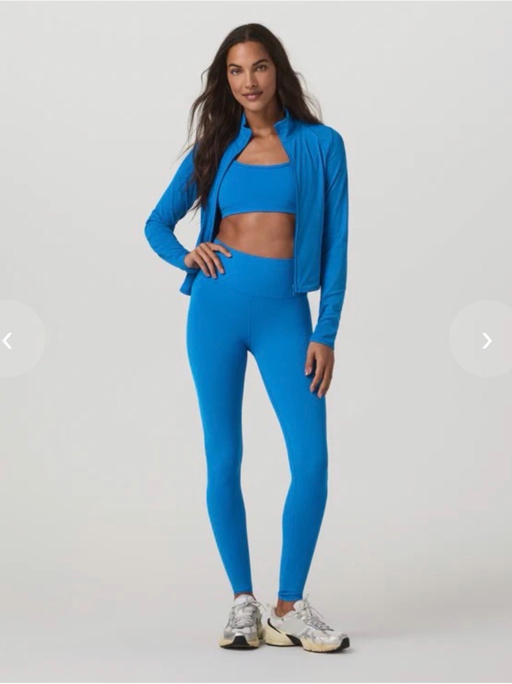 Vuori Regatta Blue AllTheFeels™ Full Zip Jacket - Picture 3 of 5